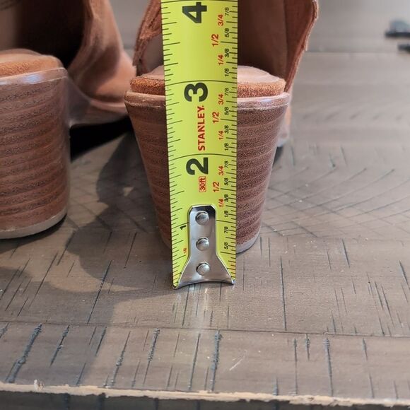 Gentle Souls Blaise Suede Slingback Booties Sz 7.5 - Picture 10 of 10